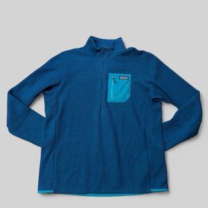 Patagonia Men's R1 Air Zip-Neck Fleece Pullover Lagom Blue Size XL